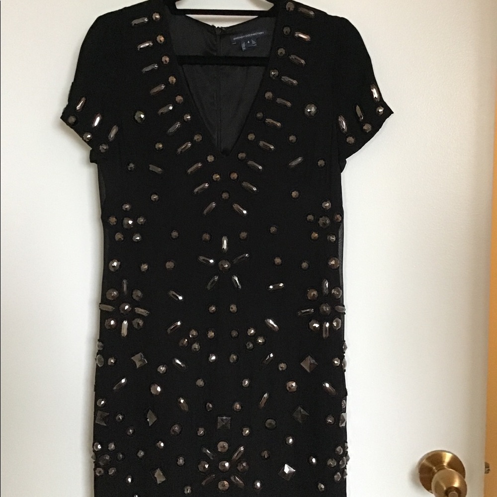 French connection embellished dress